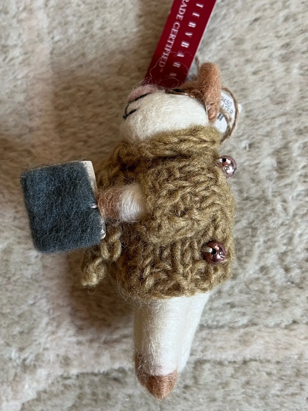 Pottery Barn Mouse Ornament